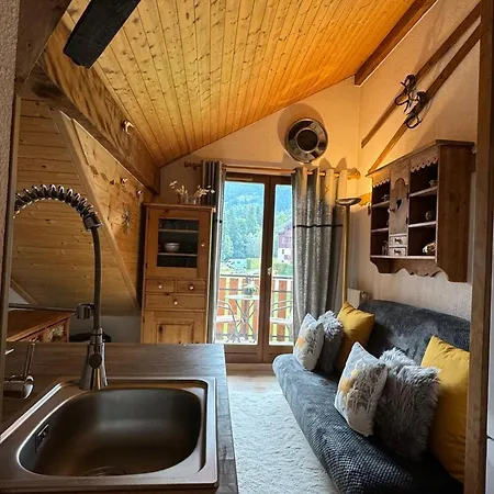 Duplex A Bernex: 200m Des Pistes, 5 Pers, Parking Prive - Fr-1-498-73 Διαμέρισμα